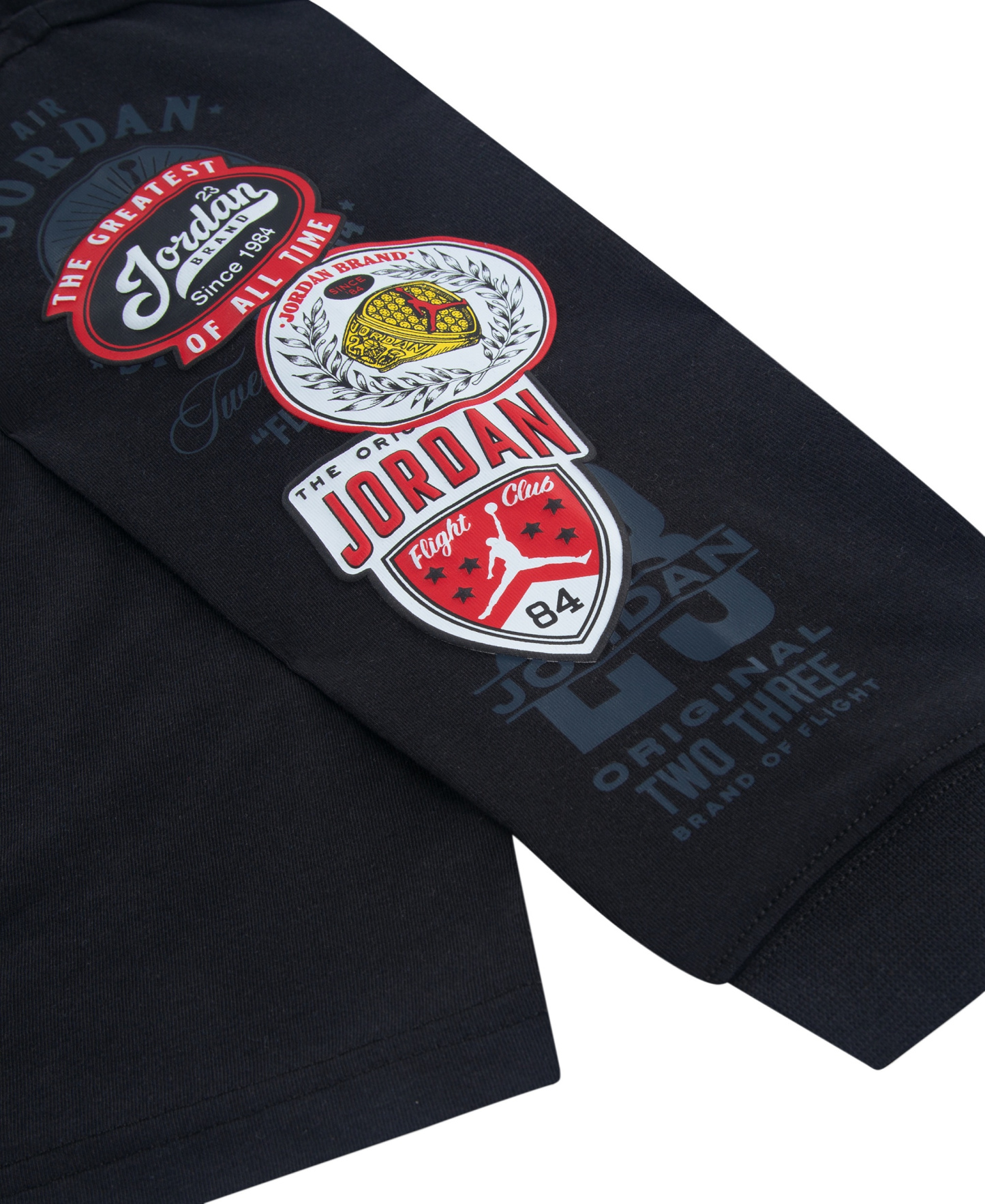 Jordan Boys' 4-7 I23 Highway Long-Sleeve T-Shirt - BLACK
