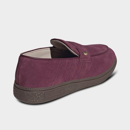 Women's adidas Originals Handball Spezial Loafer Casual Shoes - Part 2 - Maroon/Maroon/Gum - Back view