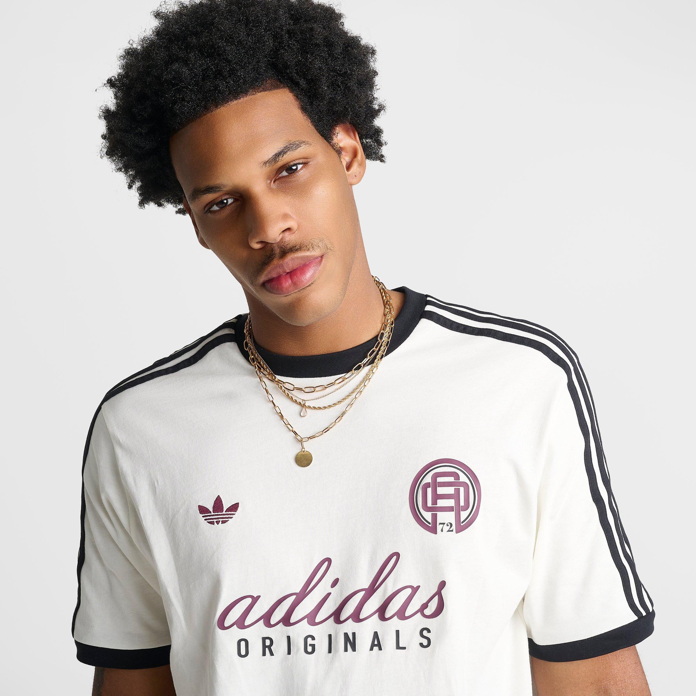 Men's adidas Originals Cali Script T-Shirt - Off White