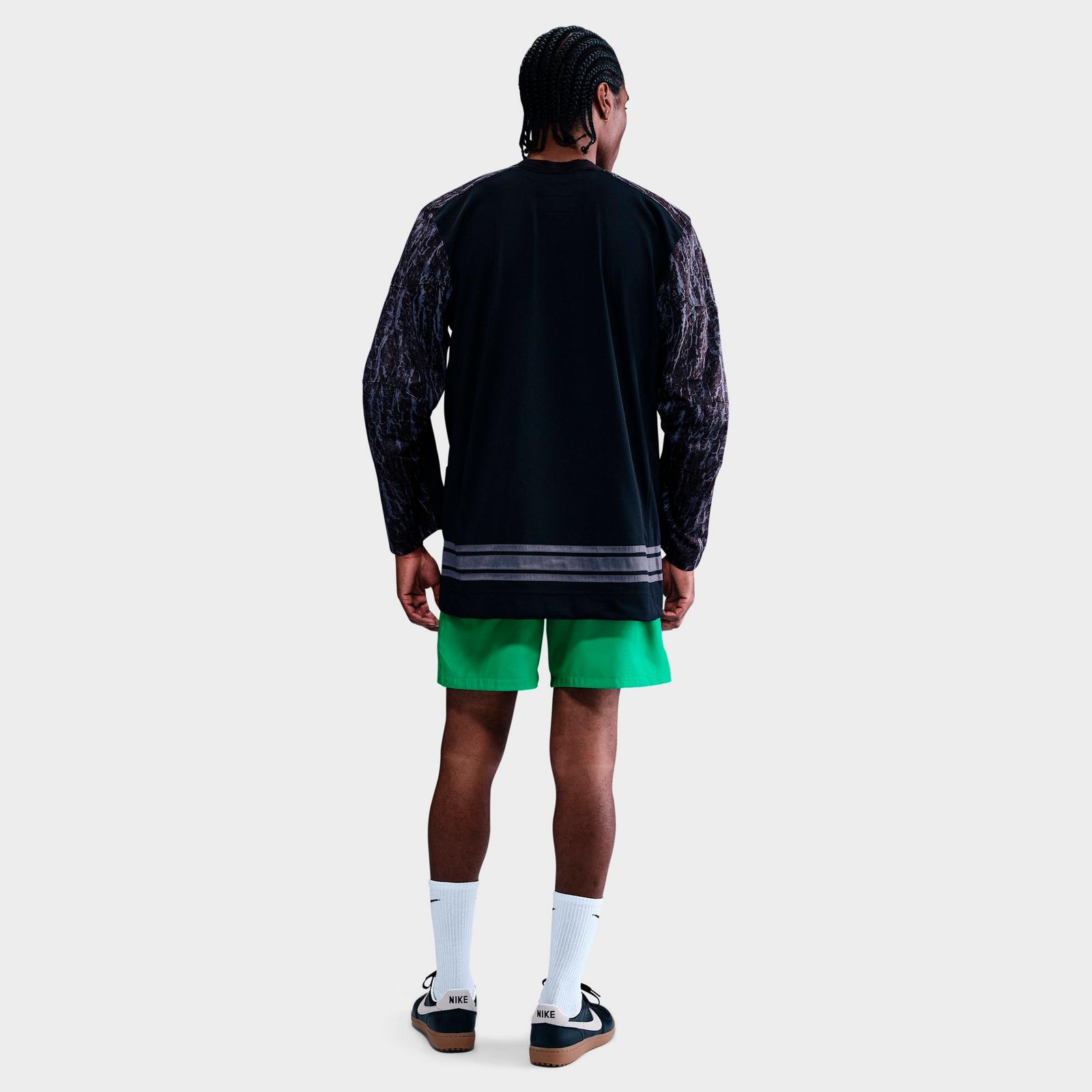 Men's Nike Club Woven 6" Flow Shorts - Stadium Green/White