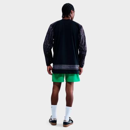 Men's Nike Club Woven 6" Flow Shorts - Stadium Green/White