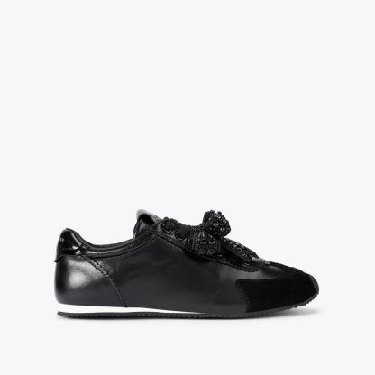Kurt Geiger London Islington Drench Bow Sneaker - Black