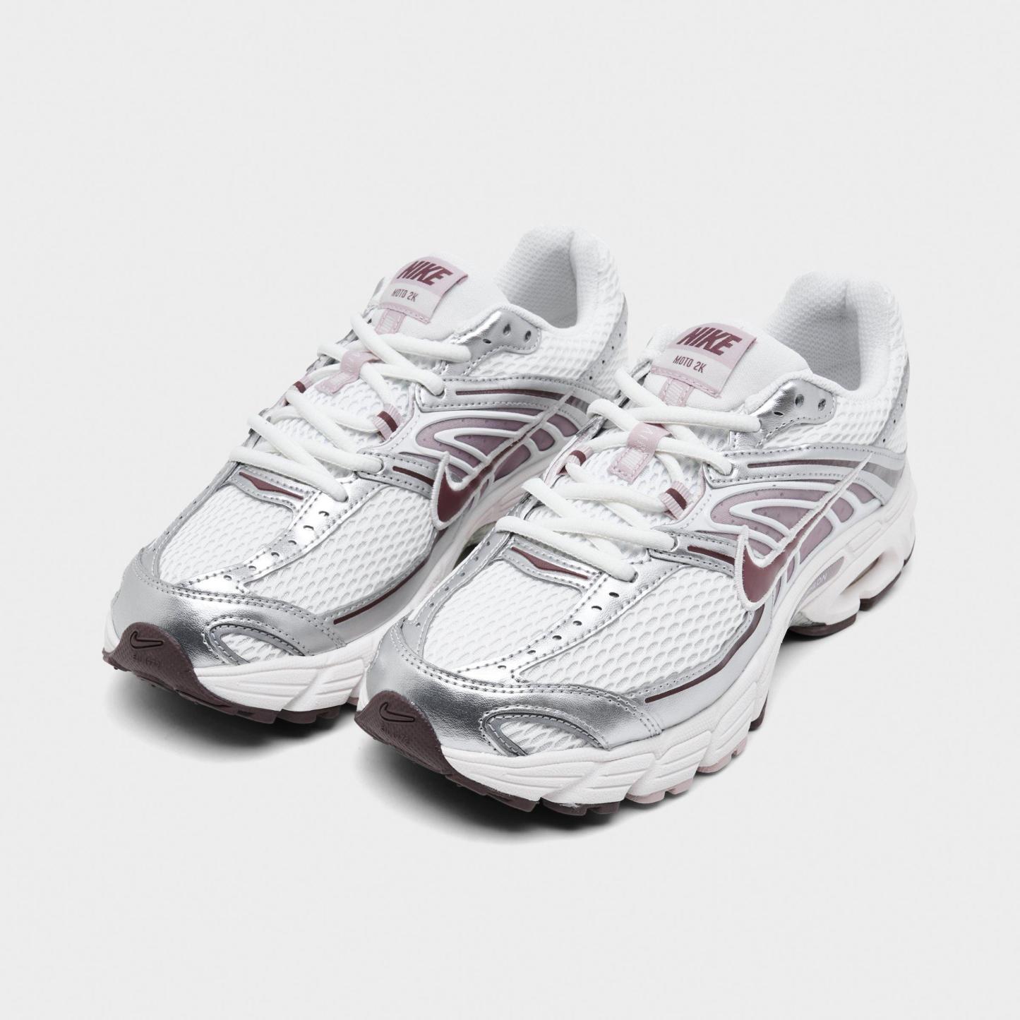 Women's Nithtke Air Max Moto 2K Casual Shoes - Part 4 - Phantom/Tattoo/Metallic Silver - Both shoes facing left