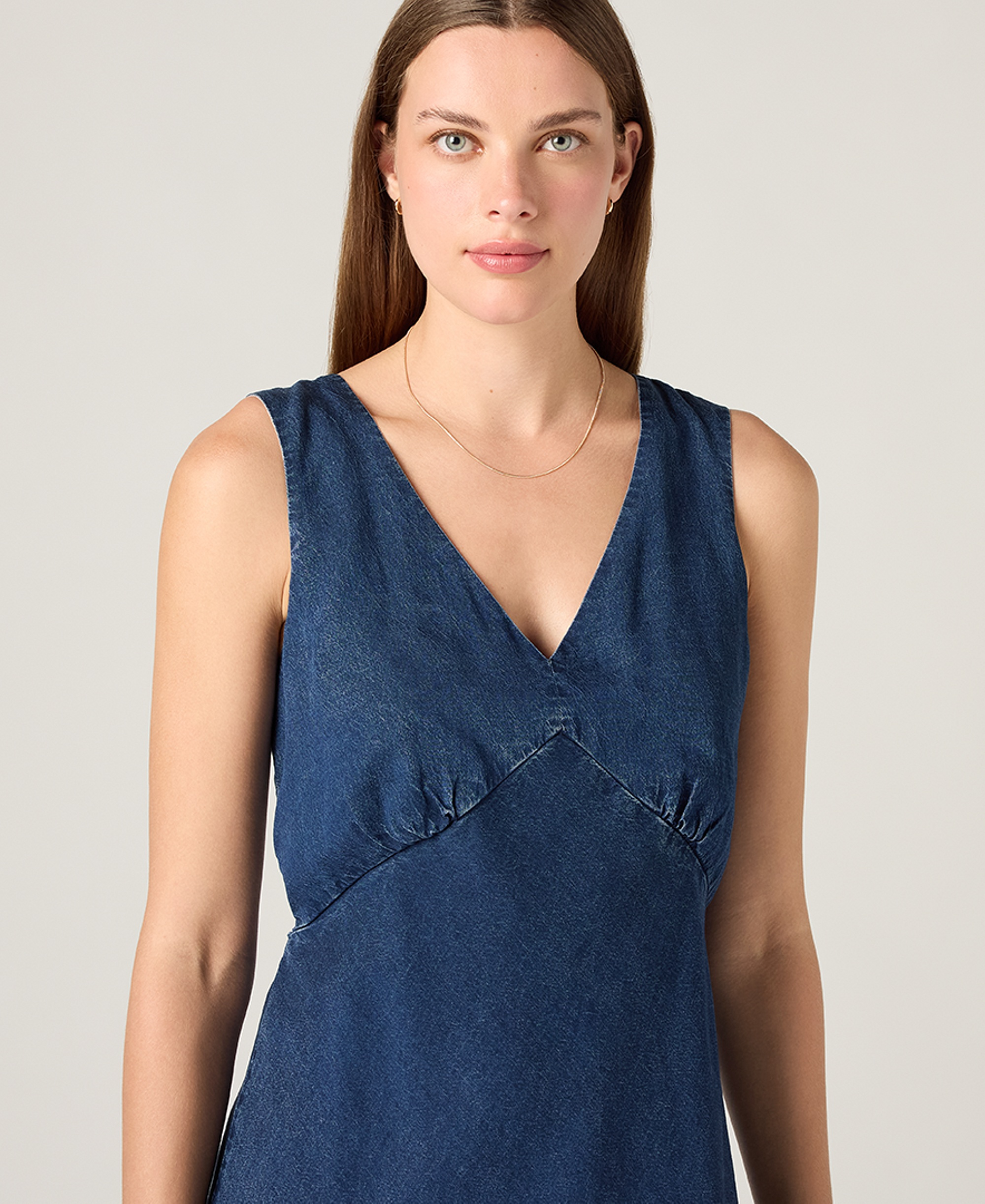 Levi's Premium Women's Brita V-Neck Sleeveless Slip Dress - Dancing Stars