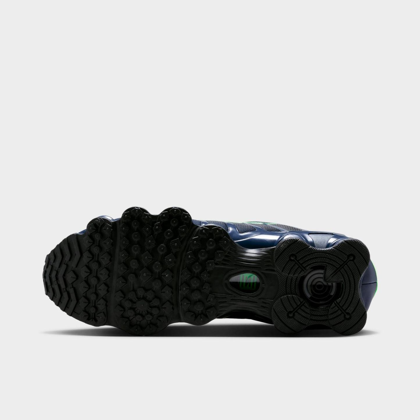 Men's Nike Shox TL Casual Shoes - Thunder Blue/Obsidian/Green Strike/Black