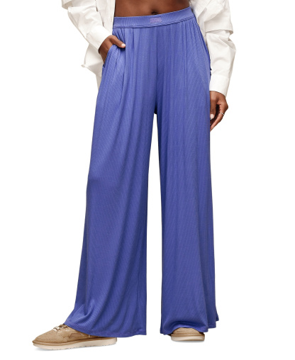 UGG Women's Imogen Wide-Leg Rib Pants - Grey