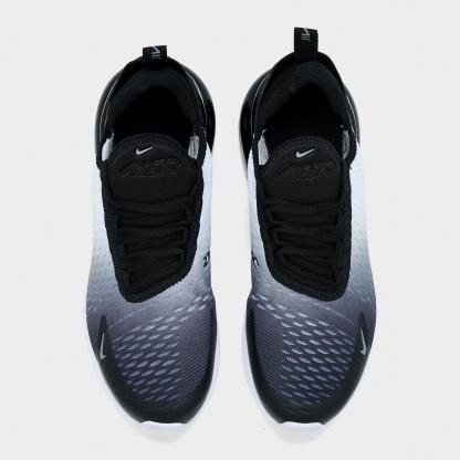 Big Kids' Nithtke Air Max 270 Casual Shoes - Black/White/Cool Grey/Black - Top view