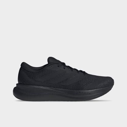 Men's adidas Runfalcon 6 Cloudfoam Running Shoes - Core Black/Core Black/Core Black - Left shoe facing left. Outside of the shoe.