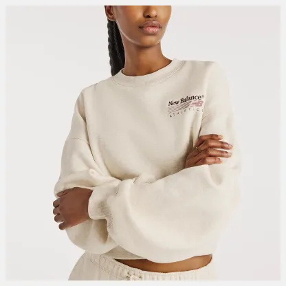 New Balance Trackside Fleece Crew, WT62T7JOLIT