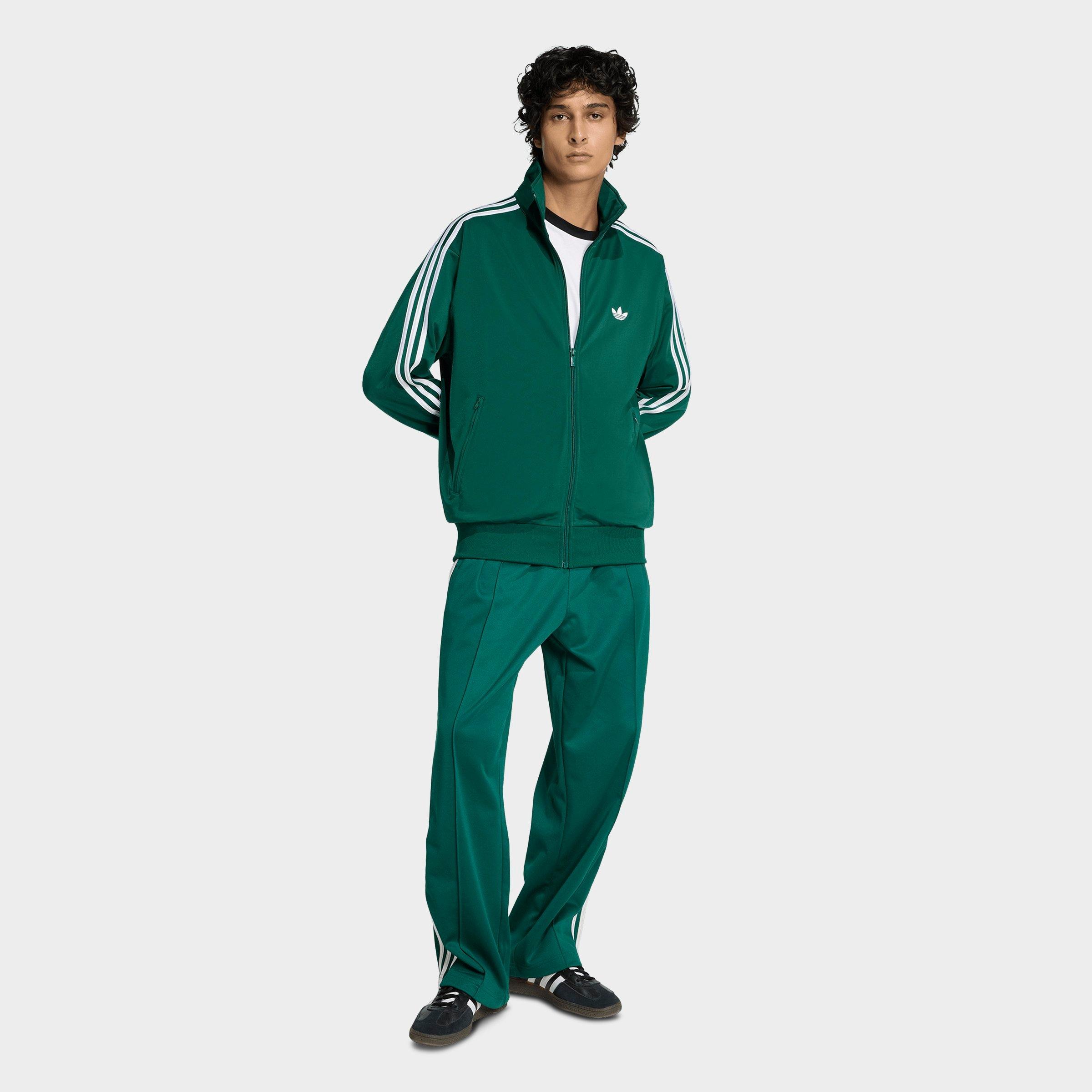 Men's adidas Originals adicolor Sport Firebird Full-Zip Track Jacket - Collegiate Green