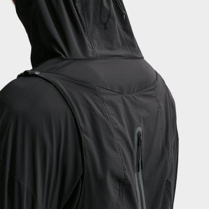 Men's Nithtke Tech Helios Dri-FIT Convertible Pullover Top - Black/Anthracite/Black