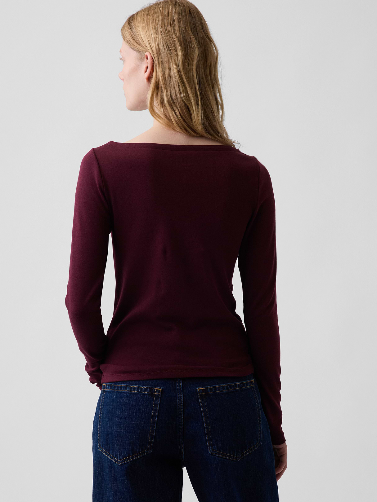 Modern Boatneck T-Shirt - Noir red