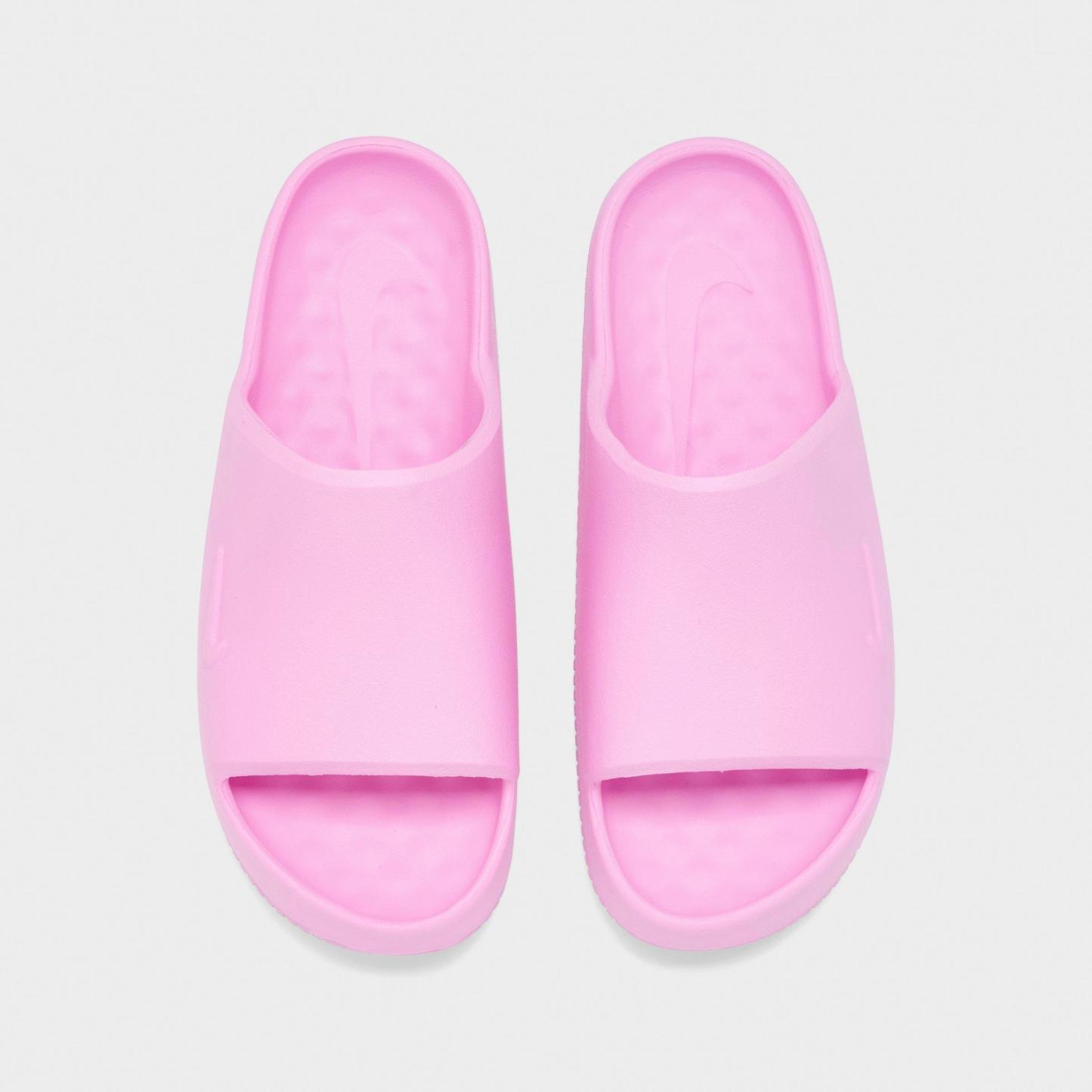 Big Kids' Nithtke Calm Slide Sandals - Pink Rise - Top view