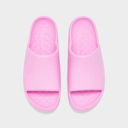 Big Kids' Nithtke Calm Slide Sandals - Pink Rise - Top view