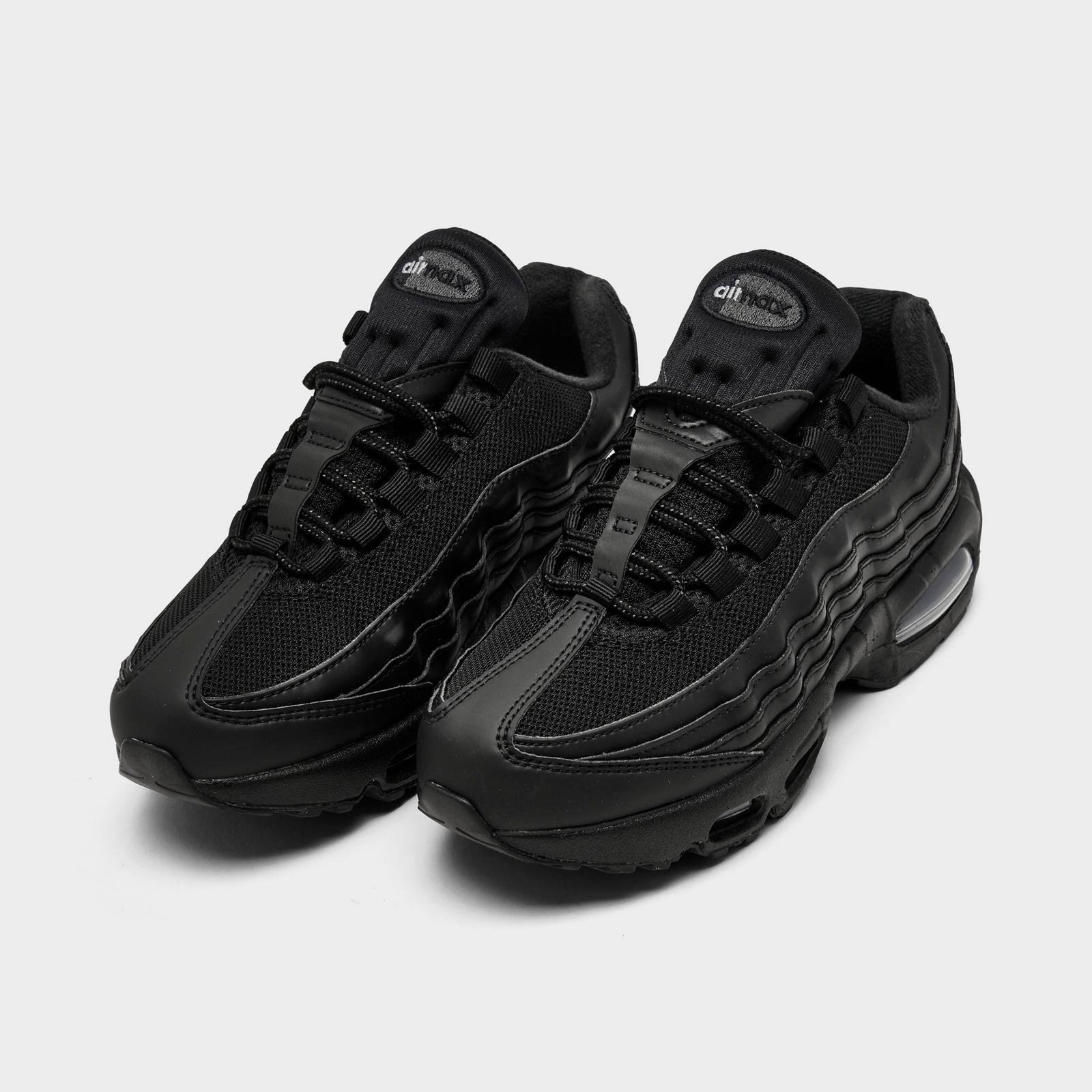 Big Kids' Nike Air Max 95 Casual Shoes - Black/Black/Black