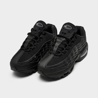 Big Kids' Nike Air Max 95 Casual Shoes - Black/Black/Black