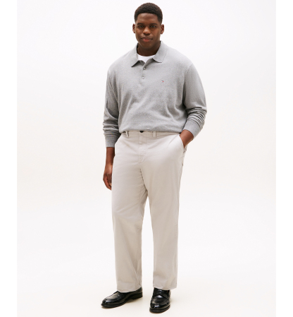 Tommy Hilfiger Men's Big & Tall TH Flex Stretch Custom-Fit Chino Pants - Drizzle