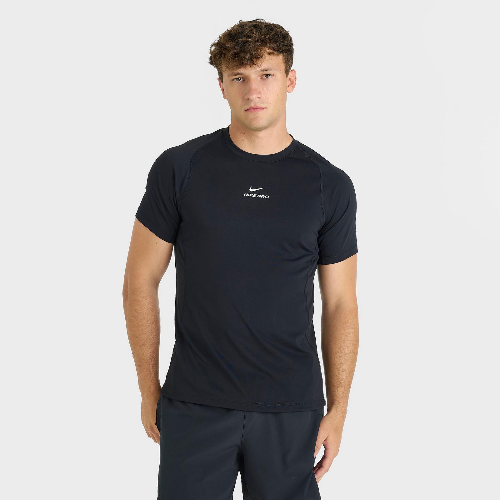 Men's Nike Pro Dri-FIT Training Top - Black/White