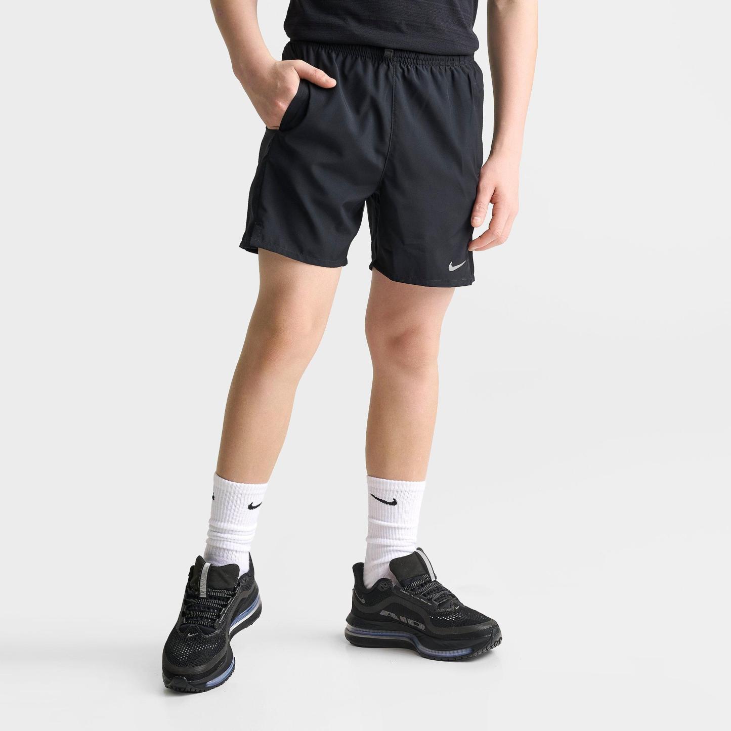 Big Kids' Nithtke Miler Dri-FIT Training Shorts - Black