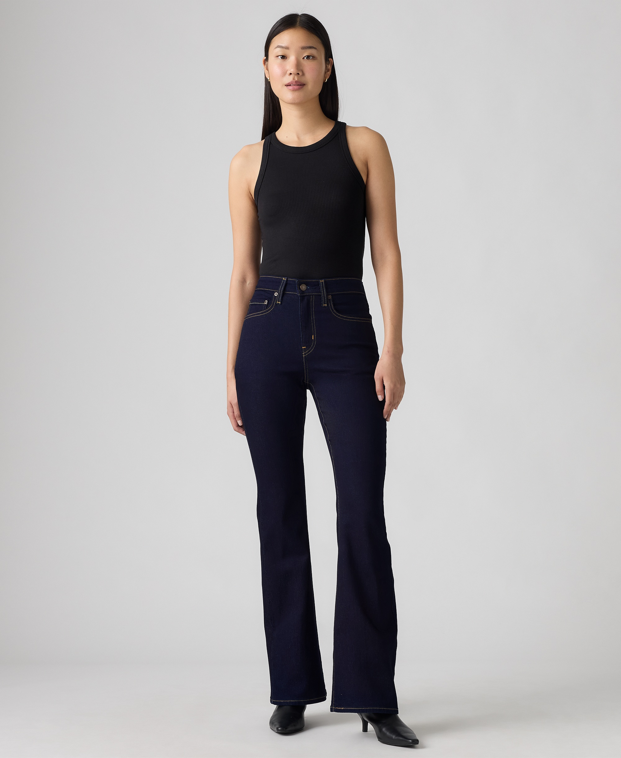 Levi's Women's 726 High-Rise Slim Fit Flare Jeans - Cast Shadow