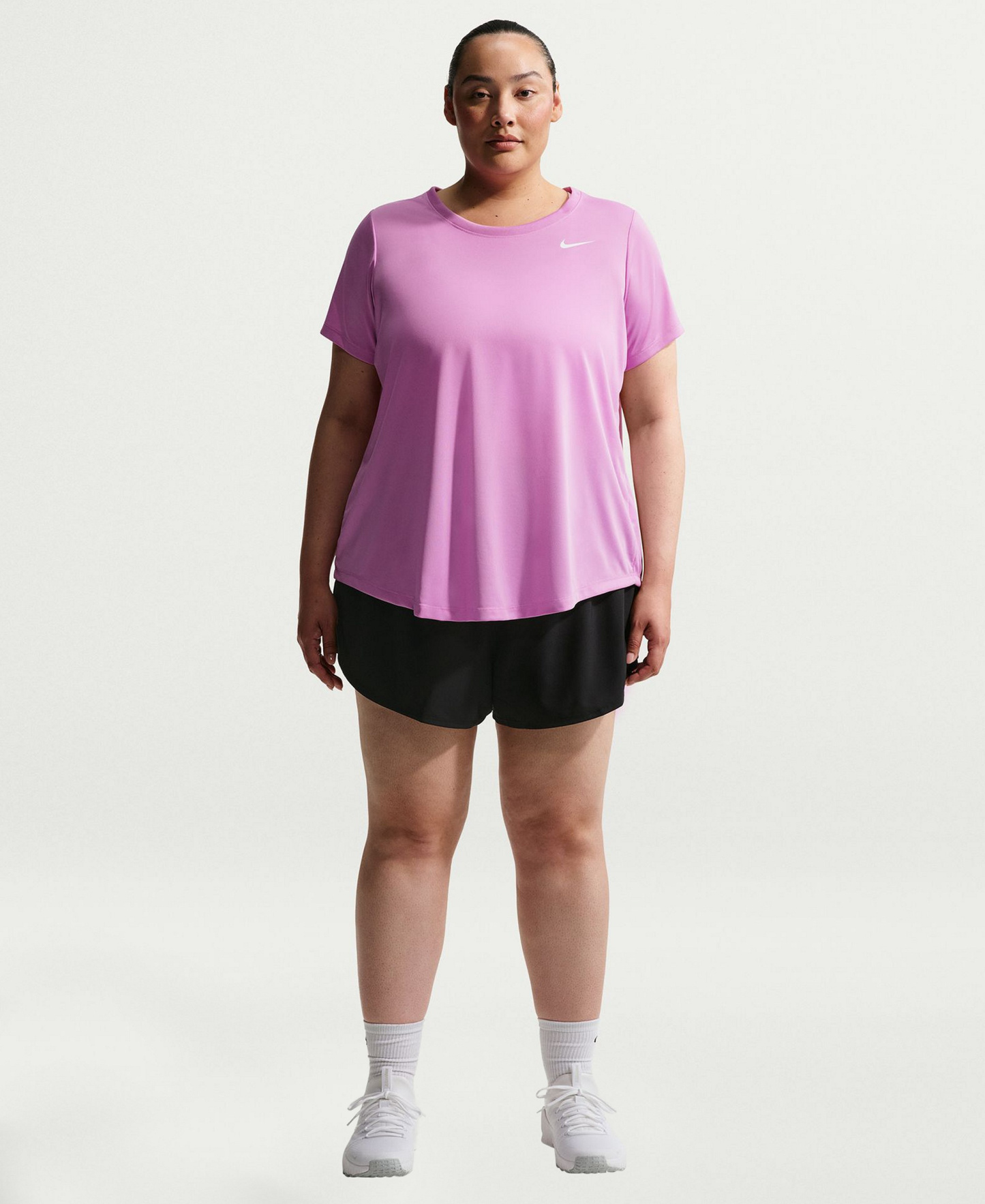 Nike Women's Dri-FIT T-Shirt - Lt Magenta/white