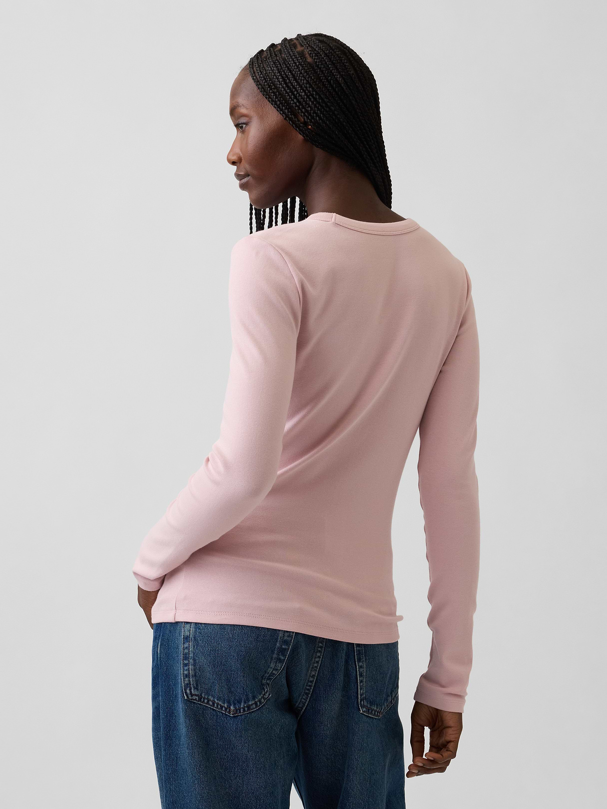 Modern Crewneck T-Shirt - Primitive pink
