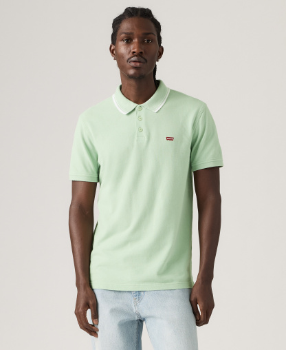 Levi's Men's Housemark Short-Sleeve Polo Shirt - Cameo Green