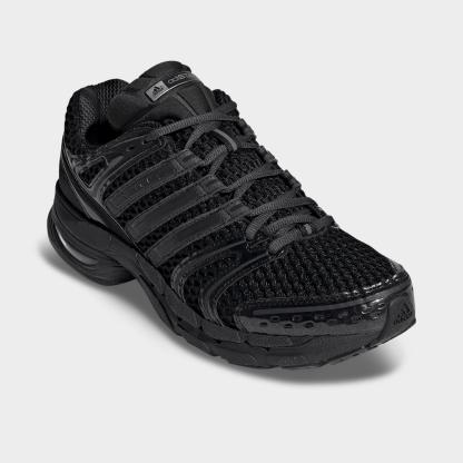 Men's adidas Adistar Control 5 Casual Shoes - Part 1 - Core Black/Grey/Iron Metallic - Both shoes facing left