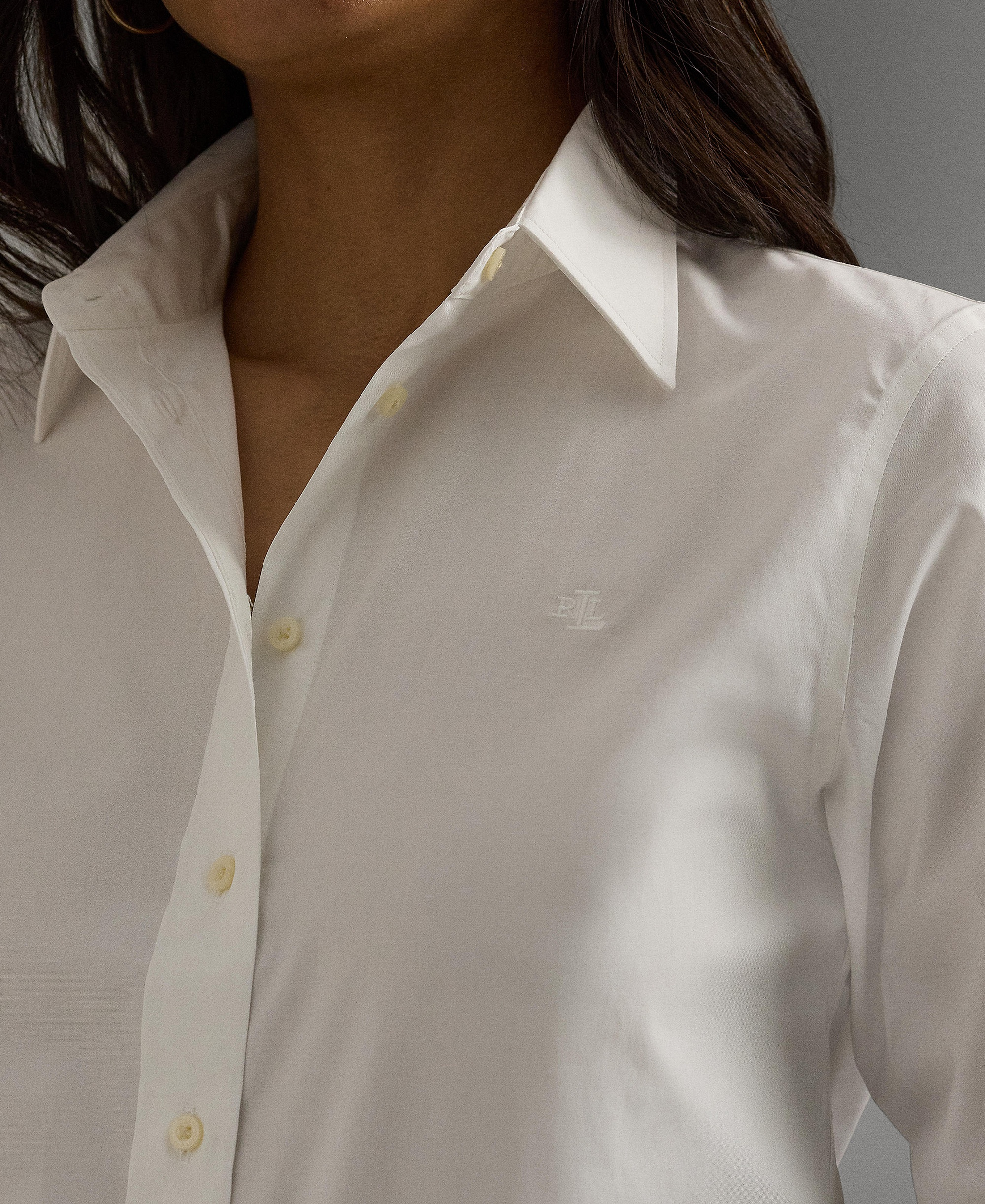 Lauren Ralph Lauren Non-Iron Straight-Fit Shirt - White
