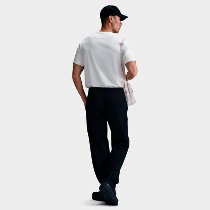 Men's Nike Club Fleece Premium Open-Hem Sweatpants - Black/Black/White