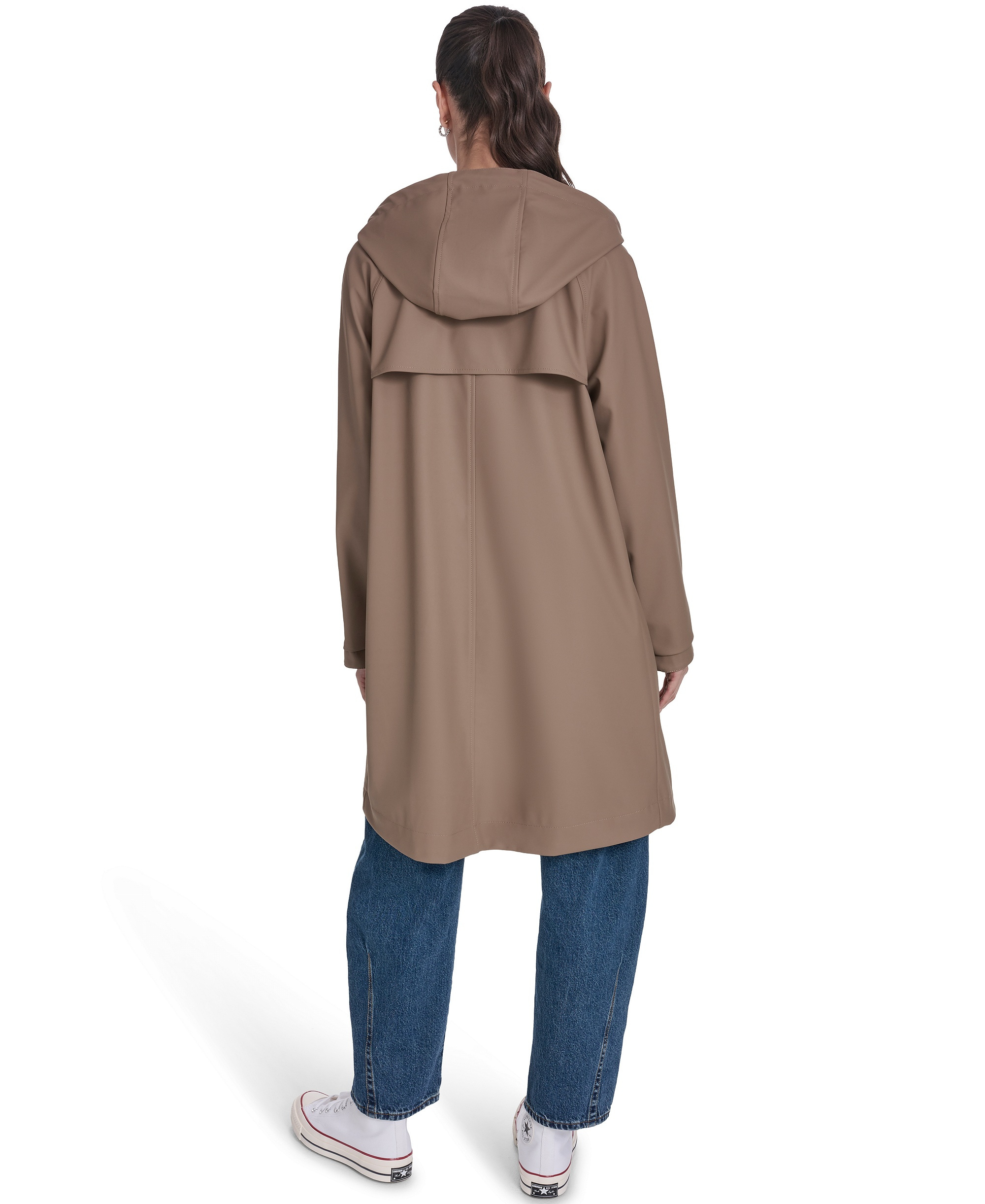 Levi's Women's Raglan Sleeve Rain Jacket - Pine Bark