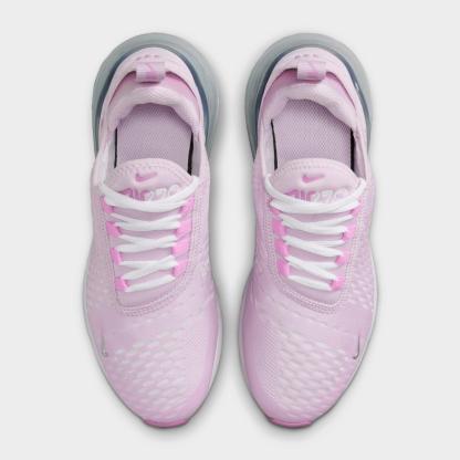 Big Kids' Nike Air Max 270 Casual Shoes - Doll/Rush Fuchsia/White/Metallic Silver