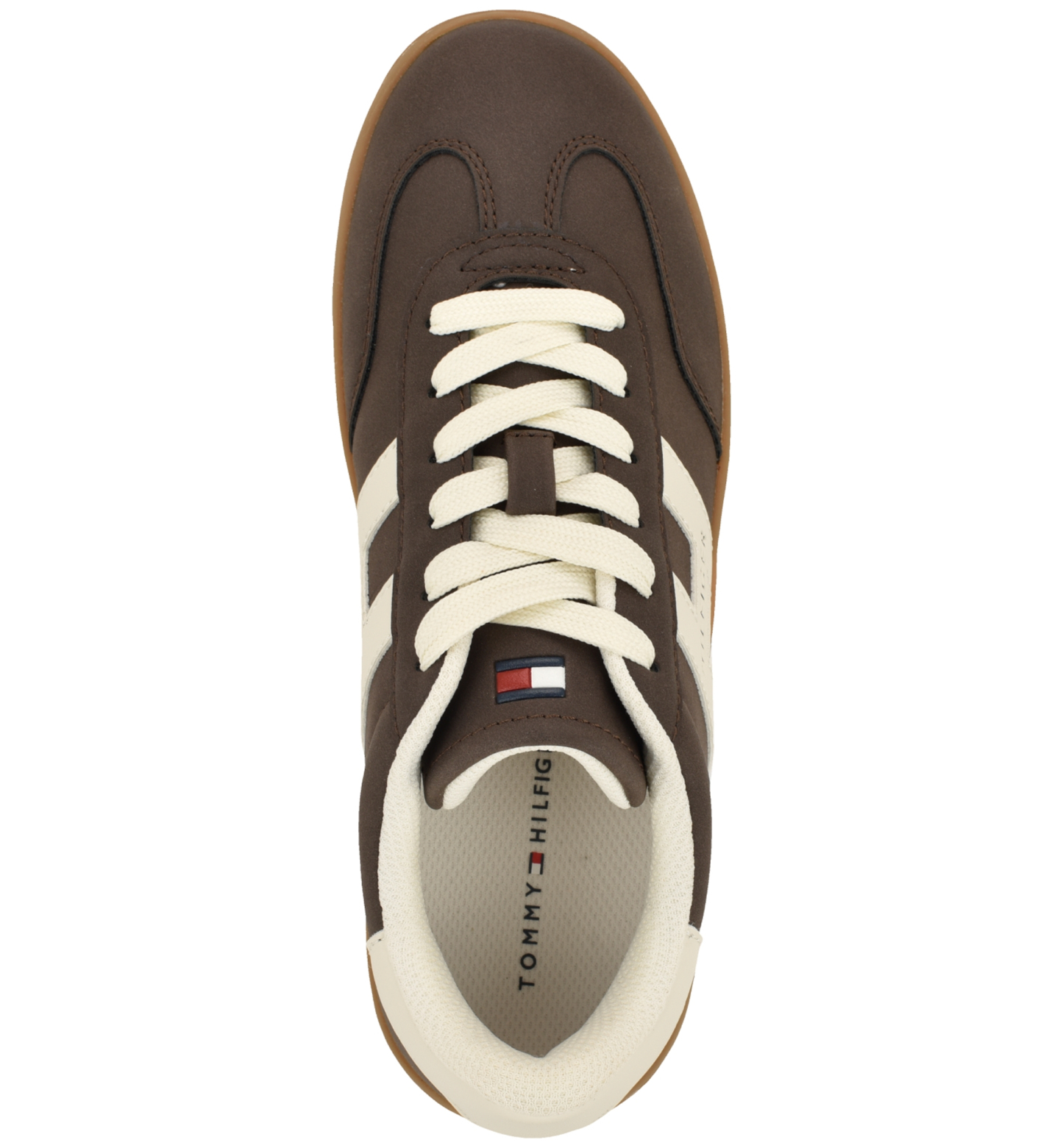Tommy Hilfiger Women's Maisie Low Profile Lace-Up Sneakers - Dark Brown