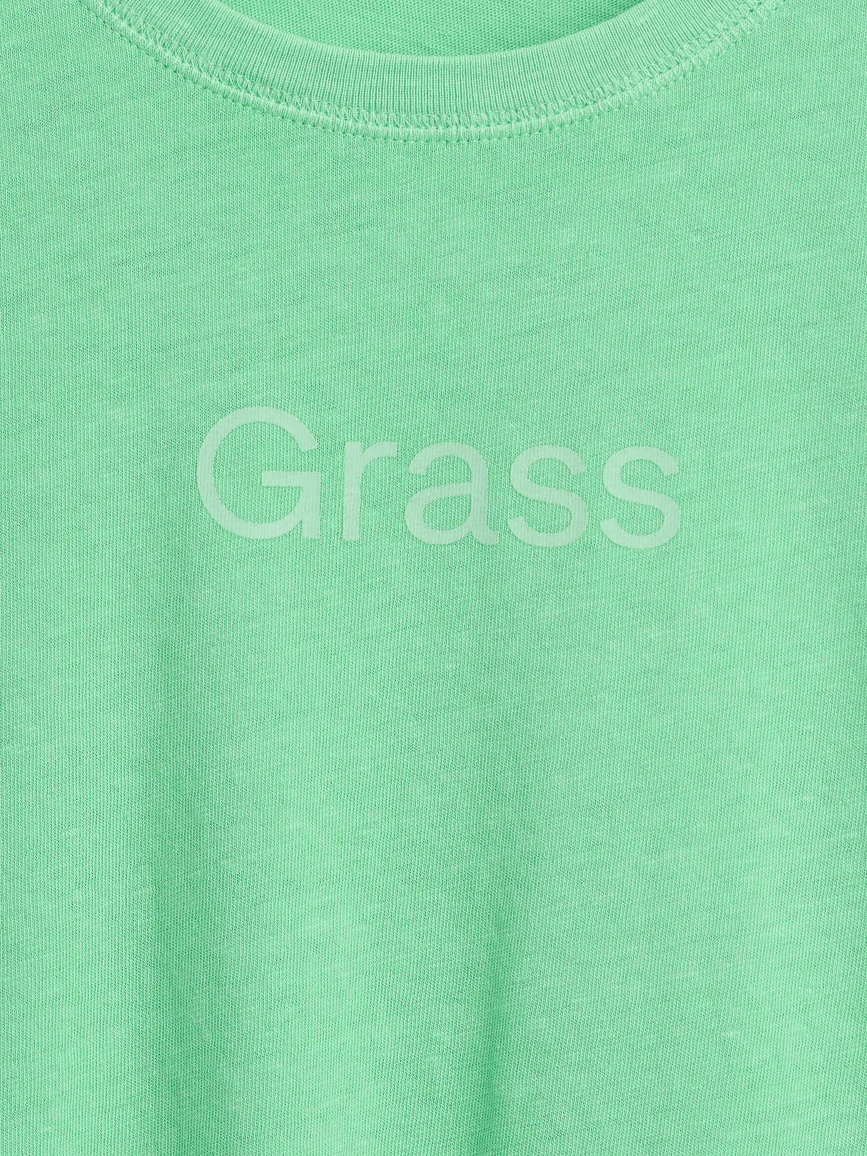 100% Cotton Authentic Shrunken T-Shirt - Grass green