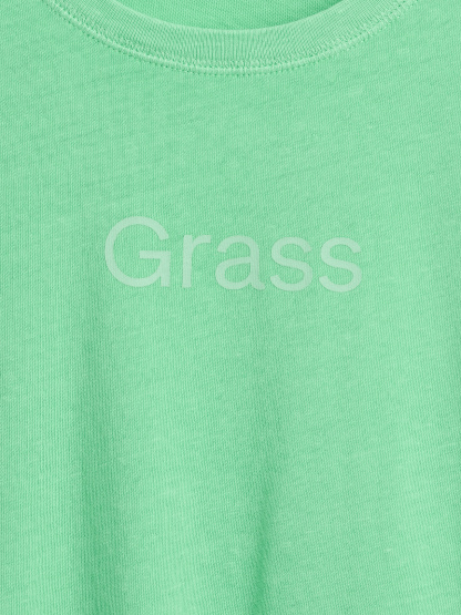100% Cotton Authentic Shrunken T-Shirt - Grass green