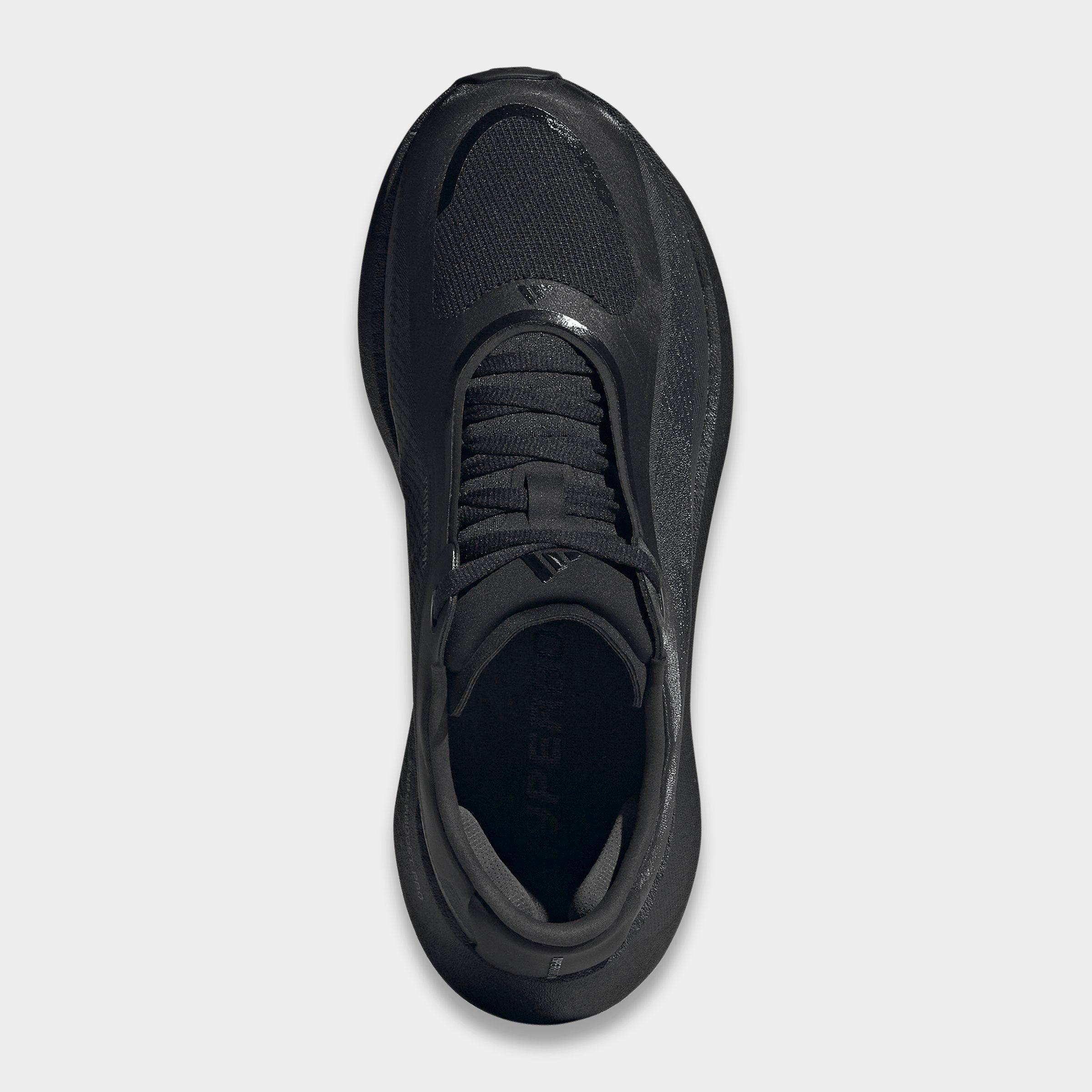 Women's adidas Hyperboost Edge Running Shoes - Part 1 - Core Black/Carbon/Carbon - Top view