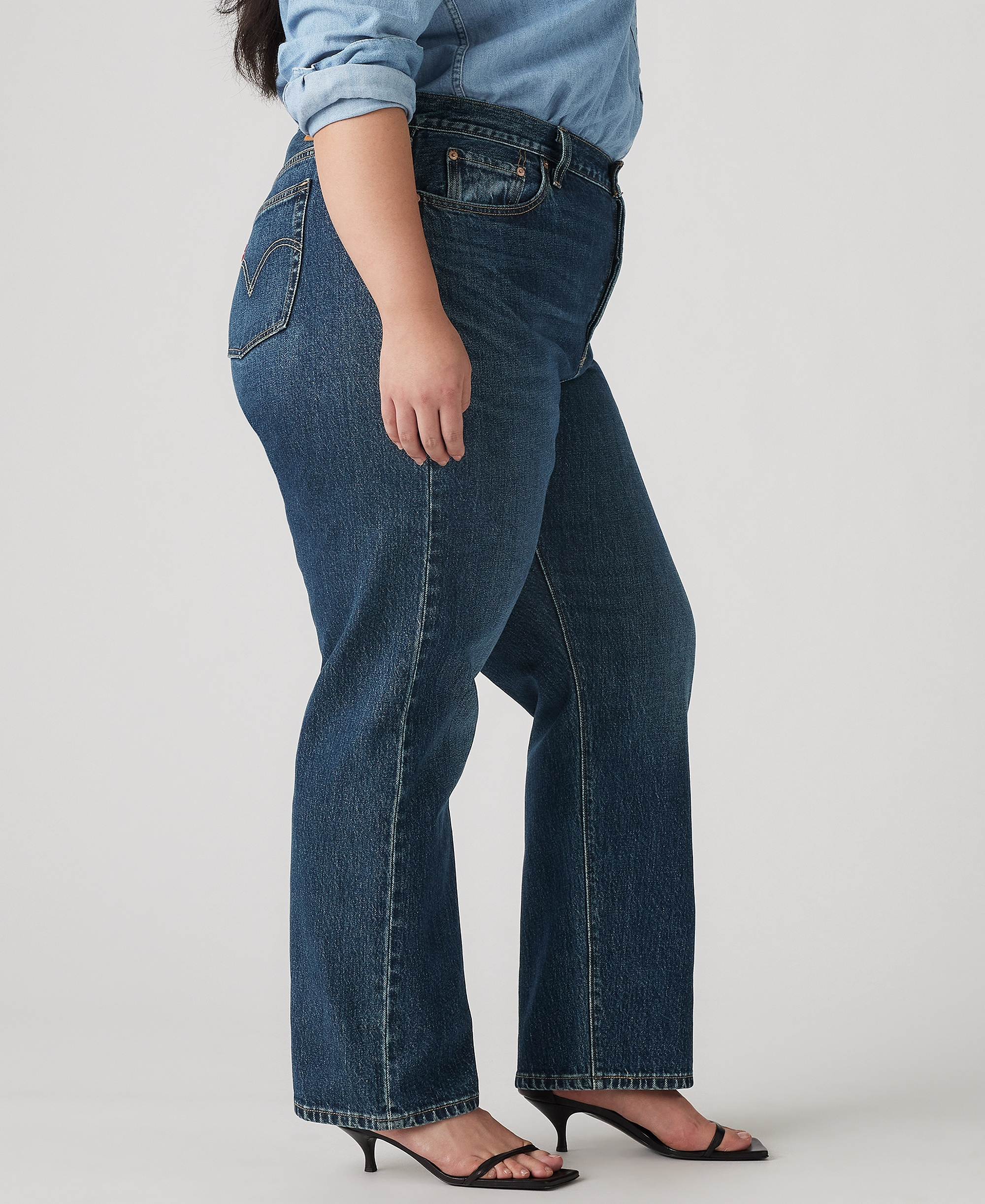 Levi's Women's 501 Original-Fit Straight-Leg Jeans - Believe Not Plus