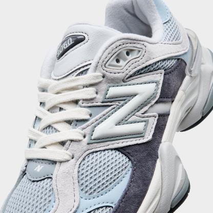 Women's New Balance 9060 Casual Shoes - Grey/Blue/Stone - view 3
