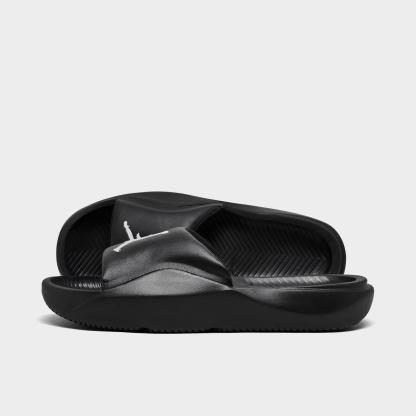 Men's Jordan Franchise Slide Sandals - Black/White - view 1