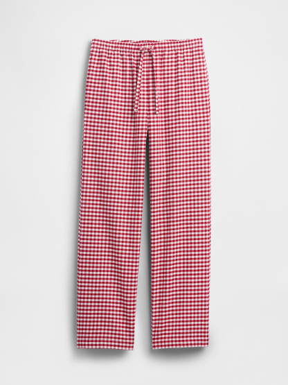 Adult Softest Flannel PJ Pants - Red gingham print