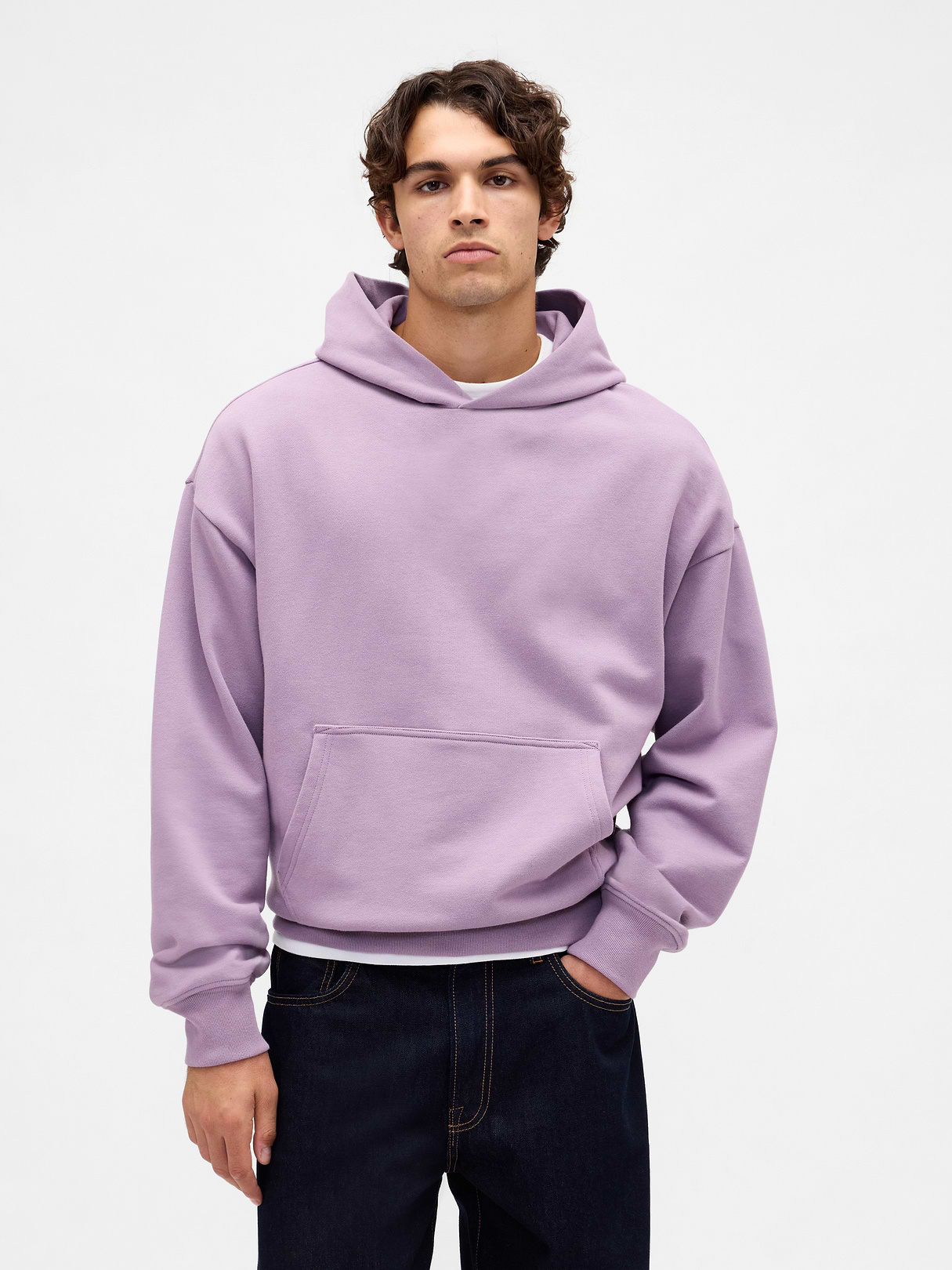 Adult Heavyweight Oversized Hoodie - purple