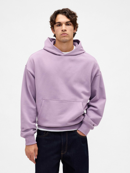 Adult Heavyweight Oversized Hoodie - purple