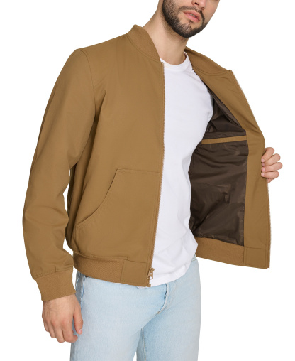 Levi's Men's Military Bomber Jacket - Brown