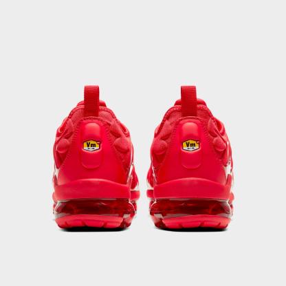 Men's Nithtke Air VaporMax Plus Running Shoes - Part 1 - University Red/University Red - Back view