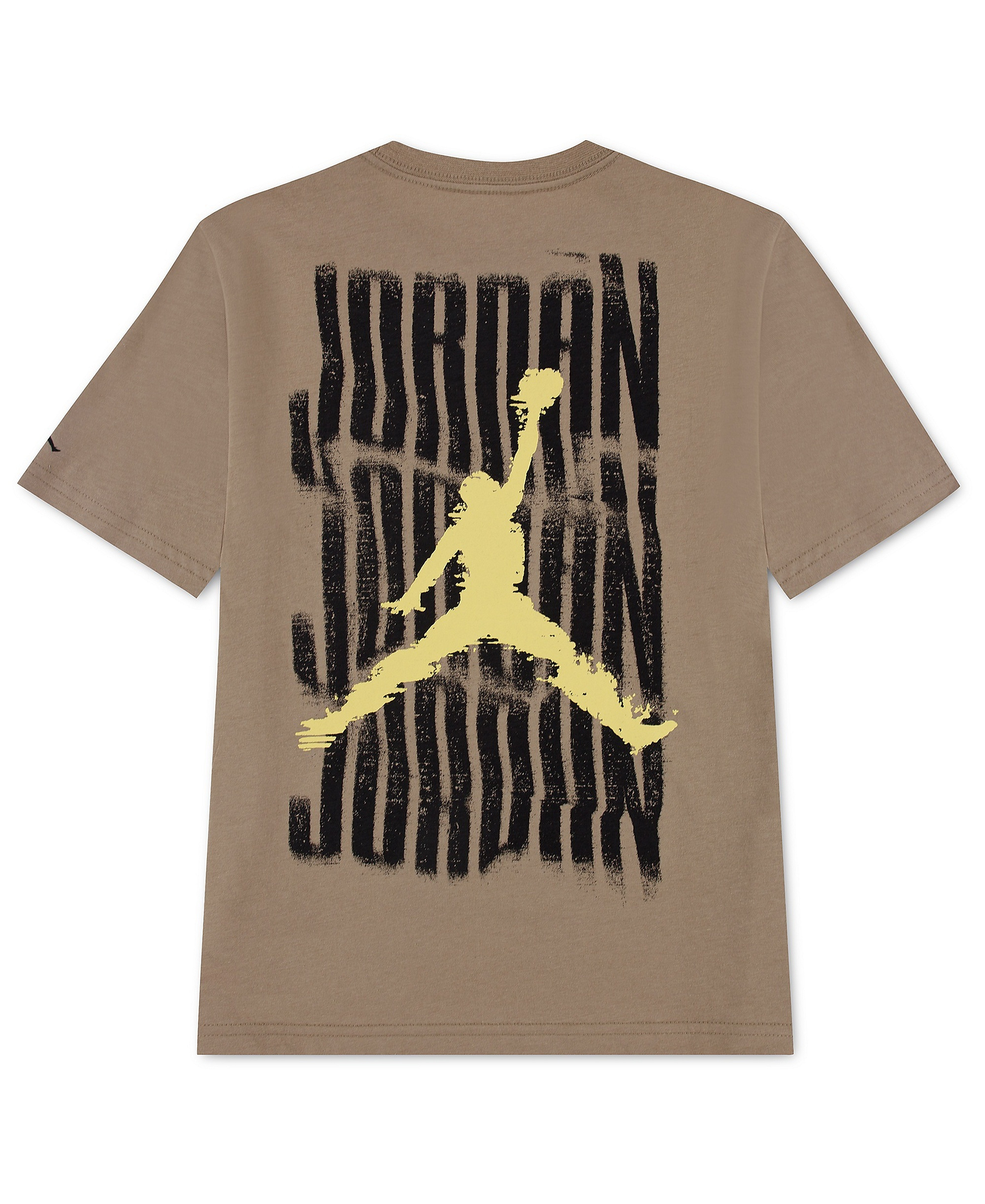 Jordan Boys' 8-20 Distressed Short-Sleeve T-Shirt - Light Brown