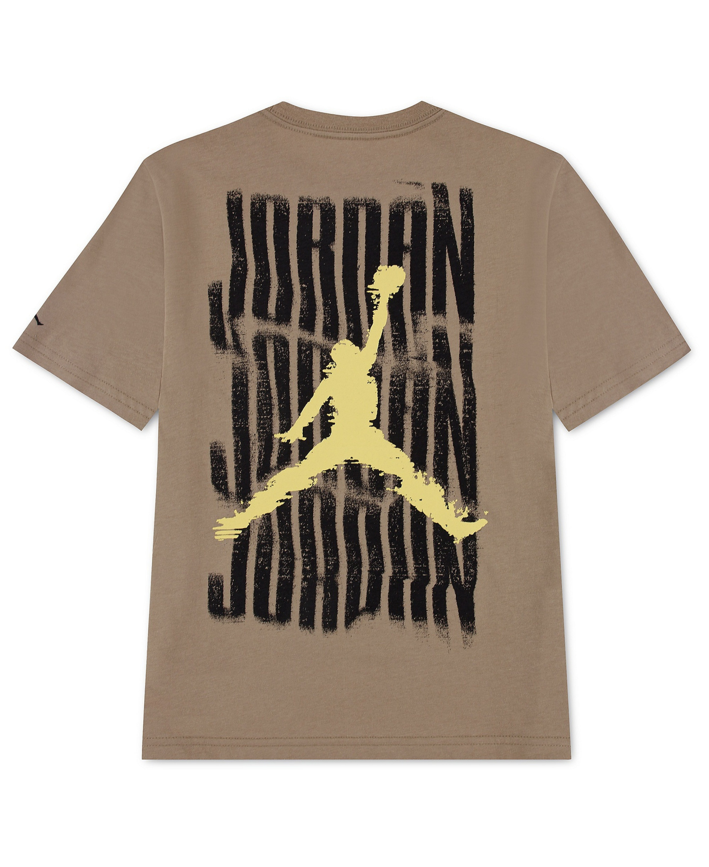 Jordan Boys' 8-20 Distressed Short-Sleeve T-Shirt - Light Brown