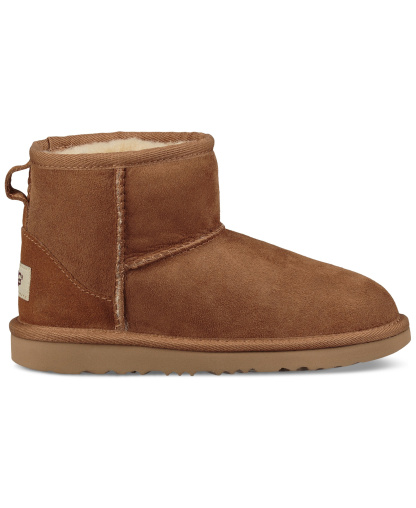 UGG® Kids Classic Mini II Slip-On Booties - Chestnut