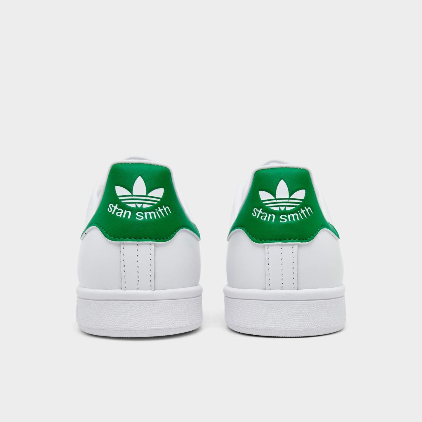 Women's adidas Originals Stan Smith Casual Shoes - Cloud White/Cloud White/Green - view 4
