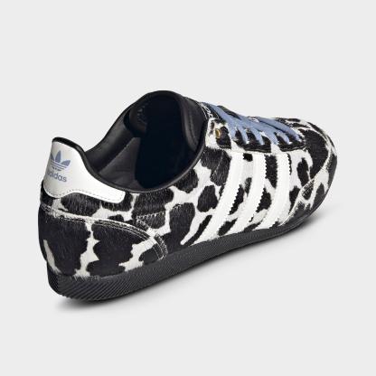 Women's adidas Originals Japan Casual Shoes - Part 3 - Core Black/Cream White/Gold Metallic - Back view