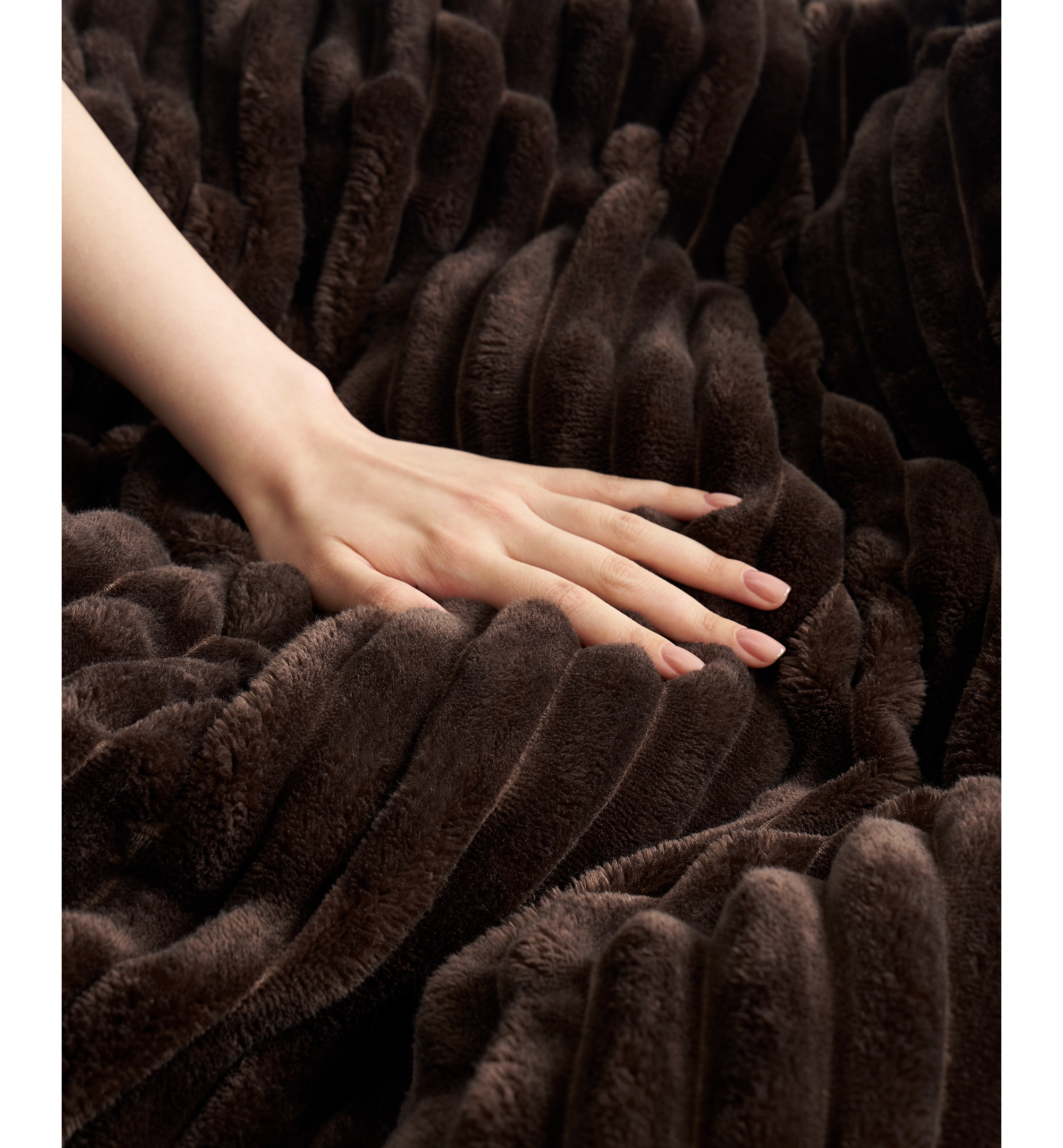 UGG® Avery Ribbed Comforter Set - Burnt Cedar